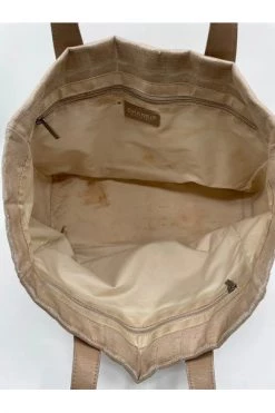 Chanel Vintage Vintage Tassen Pre-owned Nylon Chanel-bags Beige -Goedkope Chanel Vintage winkel c209cc186683155da63ca2d74b949b45
