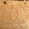 Chanel Vintage Vintage Tassen Pre-owned Suede Totes Beige