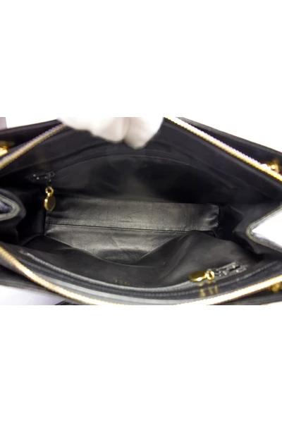 Chanel Vintage Vintage Tassen Pre-owned Caviar Large Chain Shoulder Bag Black 5 Chanel Vintage Vintage Tassen Pre-owned Caviar Large Chain Shoulder Bag Black - Afbeelding 5