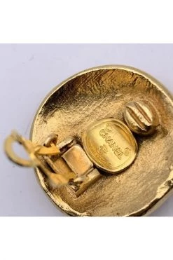 Chanel Vintage Vintage Sieraden Pre-owned Metal Earrings Yellow -Goedkope Chanel Vintage winkel c3edfb16a935c6d90fb81f670008208c