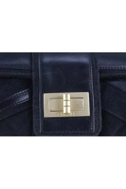 Chanel Vintage Vintage Tassen Pre-owned Suede Chanel-bags Black -Goedkope Chanel Vintage winkel c4b0362da61f7bdc4cd201e1834f96d0