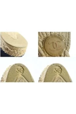 Chanel Vintage Vintage Schoenen Pre-owned Fabric Flats Blue -Goedkope Chanel Vintage winkel c4c49c5272a6a6caef33cca212fdc749