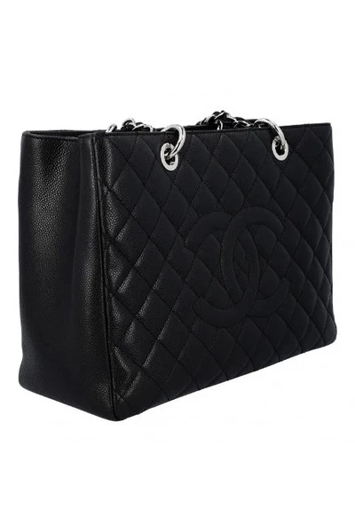 Chanel Vintage Vintage Tassen Pre-owned Leather Chanel-bags Black 2 Chanel Vintage Vintage Tassen Pre-owned Leather Chanel-bags Black - Afbeelding 2