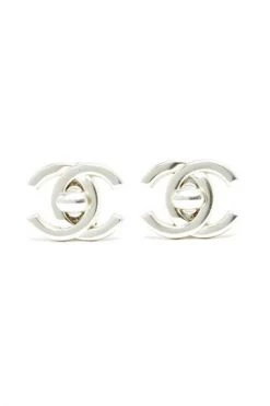 Chanel Vintage Vintage Sieraden Pre-owned Metal Earrings Gray -Goedkope Chanel Vintage winkel c53480f6700f2b4c4f1cabc1a5dd6492