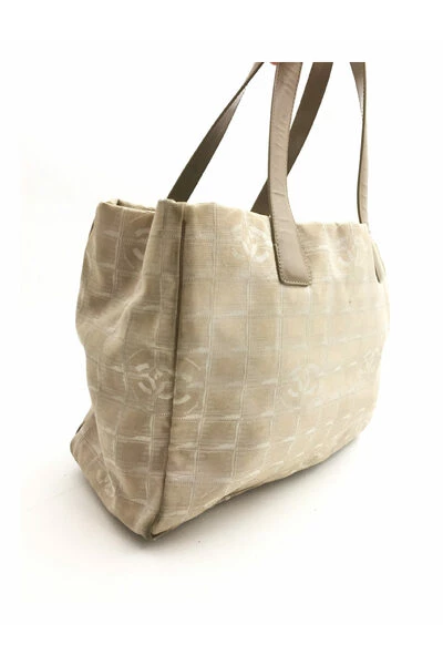 Chanel Vintage Vintage Tassen Pre-owned Tote Bags Beige 4 Chanel Vintage Vintage Tassen Pre-owned Tote Bags Beige - Afbeelding 4