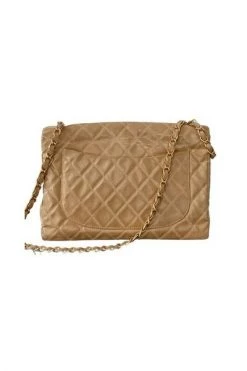 Chanel Vintage Vintage Tassen Pre-owned Flap Bag Beige