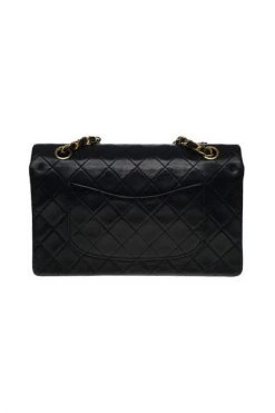 Chanel Vintage Vintage Tassen Pre-owned Medium Double Flap Bag Black -Goedkope Chanel Vintage winkel c5941503c3b2c791c4f97c1cc6840b23