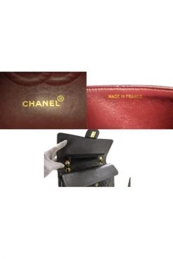 Chanel Vintage Vintage Tassen Pre-owned Medium Double Flap Bag Black -Goedkope Chanel Vintage winkel c5bdd9512dfc25bea434440c7534562f