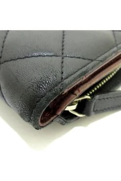 Chanel Vintage Vintage Accessoires Pre-owned Leather Wallets Black -Goedkope Chanel Vintage winkel c633106557efa8268695b0dd1391ced4