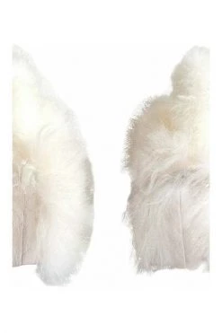 Chanel Vintage Vintage Tassen Pre-owned Chanel Runway Couture White Fur Leather Top Handle Cross Body Bag White -Goedkope Chanel Vintage winkel c65638107c46e4cad51e14fd975d159d