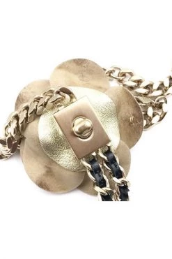 Chanel Vintage Vintage Sieraden Pre-owned Metal Chanel-jewelry Yellow -Goedkope Chanel Vintage winkel c7ce609c91bf684301d3e1982a08d43e