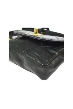 Chanel Vintage Vintage Tassen Pre-owned Leather Chanel-bags Black -Goedkope Chanel Vintage winkel c8a567bd554a0c7e32d80f7116903af9