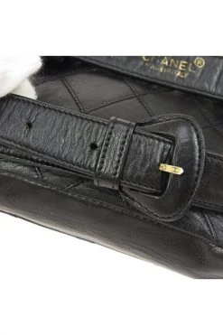 Chanel Vintage Vintage Tassen Pre-owned Leather Chanel-bags Black -Goedkope Chanel Vintage winkel c8eca5371e1451f22a9cae6a8a10d4ce