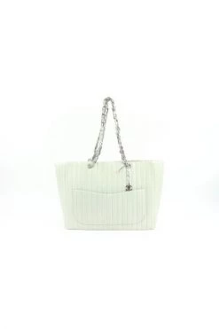 Chanel Vintage Vintage Tassen Pre-owned Leather Chanel-bags White -Goedkope Chanel Vintage winkel c8fbb1daaa351e9c62f4fe3fb2362808