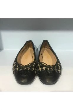 Chanel Vintage Vintage Schoenen Pre-owned Ballerines Beige -Goedkope Chanel Vintage winkel c937f0d590ed2765b84fbab4a84069b3