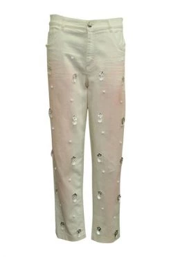 Chanel Vintage Vintage Broeken Pre-owned Trousers Beige -Goedkope Chanel Vintage winkel c9722c43f8381b0d2990443e8268b030