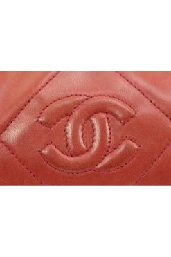 Chanel Vintage Vintage Tassen Pre-owned Leather Chanel-bags Red -Goedkope Chanel Vintage winkel ca05d5f25400e8889ff8f41ef79d4efc