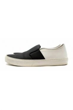 Chanel Vintage Vintage Schoenen Pre-owned Slip-On Sneakers Black