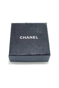 Chanel Vintage Vintage Sieraden Pre-owned Earrings Black