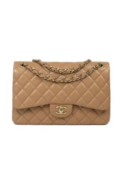 Chanel Vintage Vintage Tassen Pre-owned Sac Timeless Jumbo Brown -Goedkope Chanel Vintage winkel cc287724715360eb79f524676e10c0f2