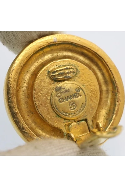 Chanel Vintage Vintage Sieraden Pre-owned Chanel Earring Yellow 4 Chanel Vintage Vintage Sieraden Pre-owned Chanel Earring Yellow - Afbeelding 4