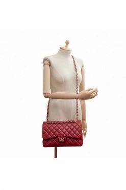 Chanel Vintage Vintage Tassen Pre-owned Shoulder Bags Red