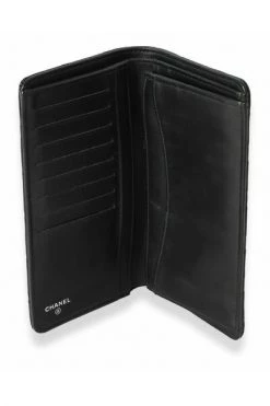 Chanel Vintage Vintage Accessoires Chanel Black Quilted Patent Leather Long Flap Wallet Black -Goedkope Chanel Vintage winkel cd34f1fe2f11c812af01a02c19603f03