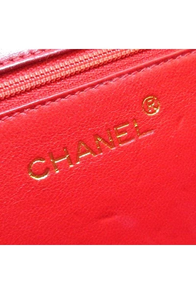 Chanel Vintage Vintage Tassen Shoulder Bags Red 1 Chanel Vintage Vintage Tassen Shoulder Bags Red