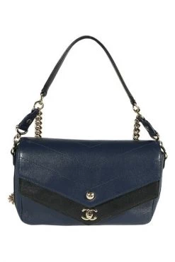 Chanel Vintage Vintage Tassen Pre-owned Shoulder Bags Blue