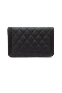 Chanel Vintage Vintage Accessoires Pre-owned Leather Wallets Black -Goedkope Chanel Vintage winkel ce344263b7fc836a2137127ca7376f58
