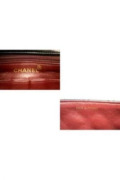 Chanel Vintage Vintage Tassen Pre-owned Leather Flap Bag Black