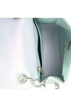 Chanel Vintage Vintage Tassen Chanel Light Blue Iridescent Quilted Calfskin Square Classic Flap Bag 4151688 Blue -Goedkope Chanel Vintage winkel d0507a99aee9222a3ff057734d512b79