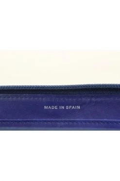 Chanel Vintage Vintage Accessoires Pre-owned Leather Wallets Blue