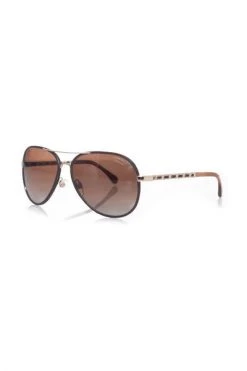 Chanel Vintage Vintage Accessoires Pre-owned Leather Sunglasses Brown -Goedkope Chanel Vintage winkel d1294a3d38e526b5aa873dcf6391ad2f