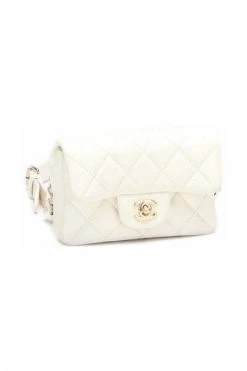 Chanel Vintage Vintage Tassen Pre-owned Cross Body Bags White -Goedkope Chanel Vintage winkel d13d7b39ac1c038c912f5869b6201b4e