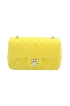 Chanel Vintage Vintage Tassen Pre-owned Flap Bag Yellow