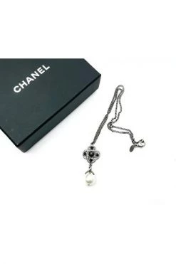 Chanel Vintage Vintage Sieraden Pre-owned Metal Chanel-jewelry Gray