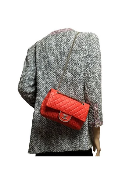 Chanel Vintage Vintage Tassen Pre-owned Leather Chanel-bags Red 1 Chanel Vintage Vintage Tassen Pre-owned Leather Chanel-bags Red