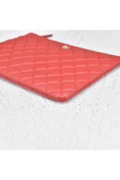 Chanel Vintage Vintage Tassen Pre-owned Leather Clutches Orange -Goedkope Chanel Vintage winkel d32f384550b204d8f179a6e5448c4743