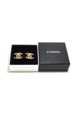 Chanel Vintage Vintage Sieraden Pre-owned Earrings Yellow -Goedkope Chanel Vintage winkel d465e99dd300506de6ccea7436f4f25f