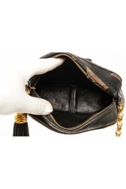 Chanel Vintage Vintage Tassen Pre-owned Cross Body Bags Black