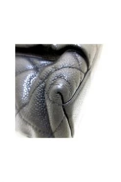 Chanel Vintage Vintage Tassen Pre-owned Leather Chanel-bags Black