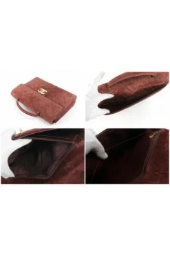 Chanel Vintage Vintage Tassen Pre-owned Suede Chanel-bags Brown -Goedkope Chanel Vintage winkel d5544924f32cf2ccafe9871b590a5be4
