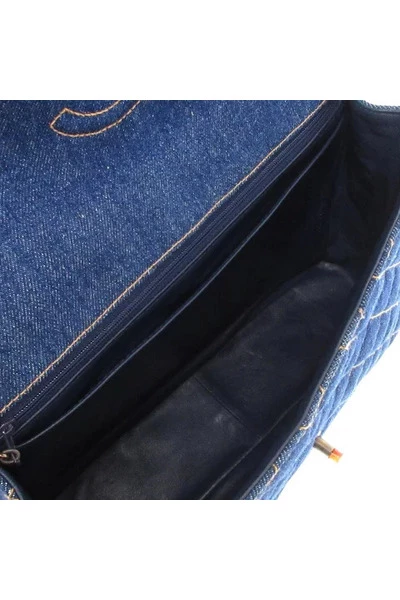 Chanel Vintage Vintage Tassen Pre-owned Denim Chanel-bags Blue 1 Chanel Vintage Vintage Tassen Pre-owned Denim Chanel-bags Blue