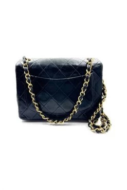 Chanel Vintage Vintage Tassen Pre-owned Leather Chanel-bags Black