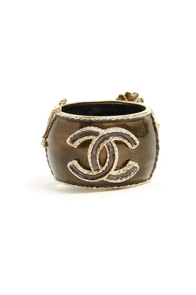 Chanel Vintage Vintage Sieraden Pre-owned Metal Chanel-jewelry Brown 3 Chanel Vintage Vintage Sieraden Pre-owned Metal Chanel-jewelry Brown - Afbeelding 3