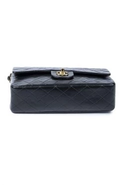 Chanel Vintage Vintage Tassen Pre-owned Medium Double Flap Bag Black -Goedkope Chanel Vintage winkel d7126aaf87cbf9bfa66b874a5817742d