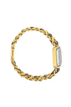 Chanel Vintage Vintage Horloges Pre-owned Metal Chanel-jewelry Yellow