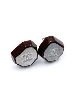 Chanel Vintage Vintage Sieraden Pre-owned Metal Chanel-jewelry Purple