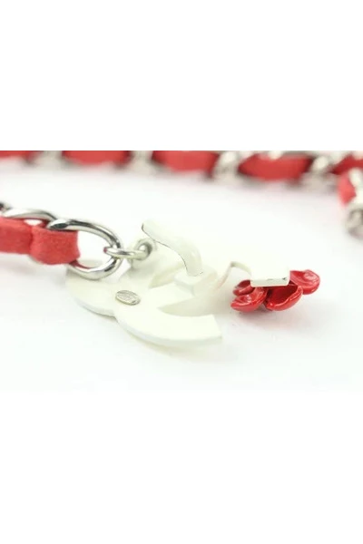 Chanel Vintage Vintage Accessoires Pre-owned Leather Belts Pink 6 Chanel Vintage Vintage Accessoires Pre-owned Leather Belts Pink - Afbeelding 6